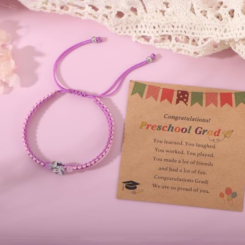 Image of 2026 Kindergarten Preschool Graduation Gifts for Girls Teens, First Day of School Bracelet for Daughter /Niece /Granddaughter