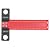 12 Inch Woodworking Scriber T Square Ruler, Ultra Precision Marking T Rule Hole Ruler Aluminum Alloy Architect Ruler for Carpenter, Woodworking, Marking, Positioning, Measuring and Layout(6 Inch)