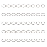 Nombre del producto: arandela de aluminio; Contenido del paquete: 50 arandelas de aluminio (+/-2%).