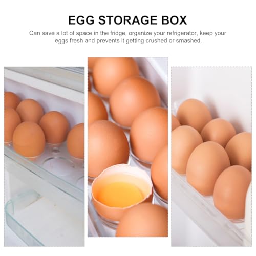 Cabilock Plastic Egg Holder for Fridge Door - Compact 8-Grid Egg Storage Tray Organizer for Kitchen Refrigerator Easy Display and Storage Solution - Image 3