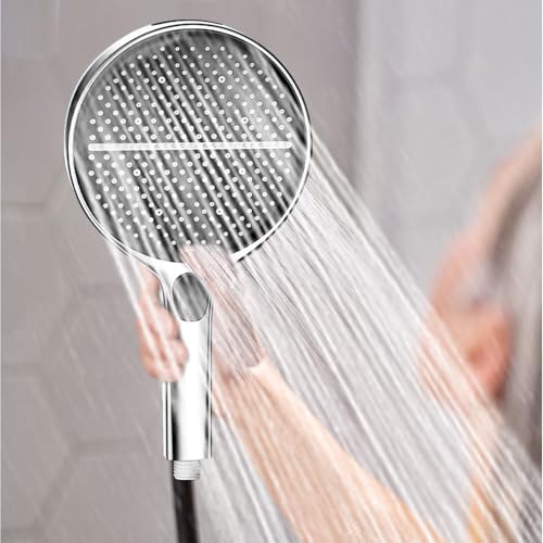 Set de douche avec pommeau de douche manuel et jet d'eau réglable pour la maison