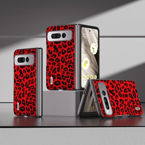 Google Pixel Fold�ƌ݊����̂���P�[�X�ALeopard Spots�X�������^�n�[�hPC�Ռ��z�����S�ی�Pixel Fold�p���ȃR�[�u(Red)