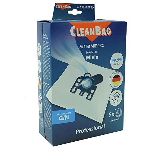 Scanpart Bolsa para el polvo compatible con Miele M 158 Miele Pro Cover