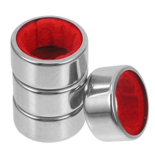 TOPBATHY 4 Pezzi in Acciaio Inox Rosso Bottiglie di Vino Decorazioni Collari Perdite-Goccia Raccoglitore per Versare Elegantemente