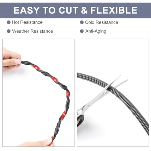 Romon Dichtungsband Selbstklebend, 10mmx10mm Dichtungsband für Türen Fenster Dichtband Selbstklebendes Gummidichtung Türdichtung für Anti-Kollision/Schalldichter/Wasserdichter/Staubdicht, 6M-Schwarz