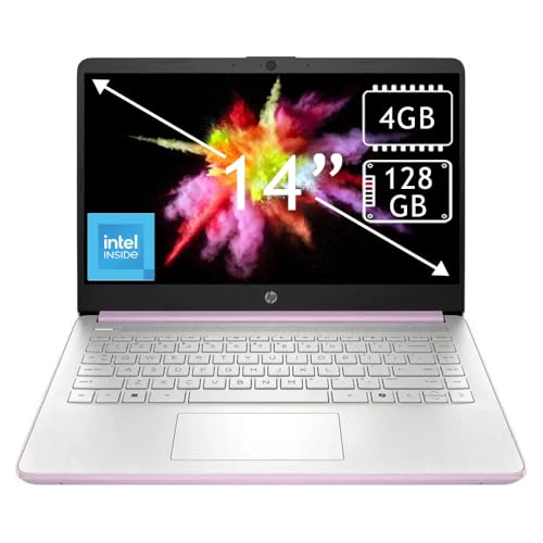 Image of HP 2025 Student Laptop, Intel Processor N150(up to 3.6 GHz), 14 Inch LED Screen,16G RAM, 256GB Storange (128GB UFS+128GB MSD),1 Year Office 365, Windows 11 Home,Honey Lavender,w /YYY Accessories