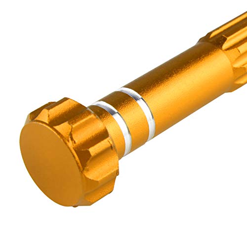 Larcele Mini Bohrmaschine Pin Vise Handbohr für Handwerkliches Schnitzen zum Selbermachen SDZKQ-02 (Gold)
