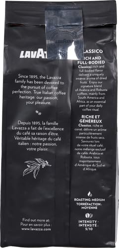 Image of Lavazza Dolcevita Classico Whole Bean Coffee 12oz Bag, Medium Roast, Rich and Full-bodied, Intensity 3 /5, Arabica and Robusta, Ideal for Drip Brewers, Package May Vary (Pack of 2)