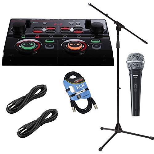 BOSS RC-202 Loop Station, Shure SV100, Mic Stand, XLR Cable, (2) 1/4 Cables Bundle BOSS RC-202 Loop Station, Shure SV100, Mic Stand, XLR Cable, (2) 1/4 Cables Bundle