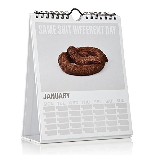 Mismo SH * T calendario Funny Novelty humor para casa oficina papelería regalo
