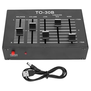 Volume control: The 3-band EQ has left and right channel balance adjustment, volume control, high, medium and low three-band balance adjustment; mute circuit, almost no impact sound after power on and off Synchronous input and output: The mini stereo...