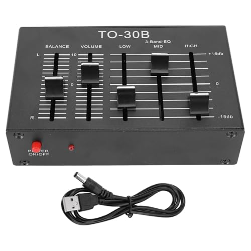 Égaliseur 3 bandes EQ pour brancher une guitare sur une carte son