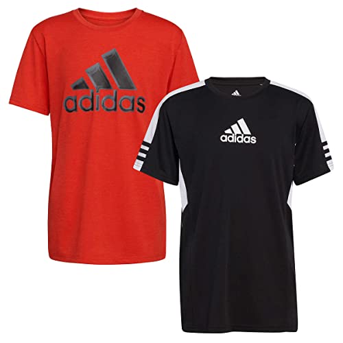 adidas Youth Boy's 2 Pack Performance Tees