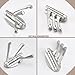 Angle Simple Bathroom Towel Hook, Metal Foldable Swivel Hook, Robe Coat Hanger for Wall, Brushed Nickel