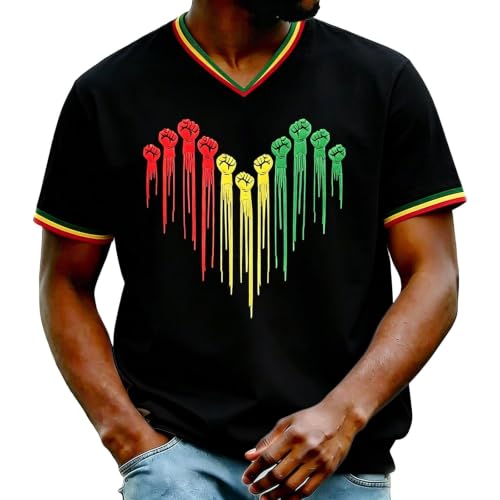 T-shirt homme imprimé arc-en-ciel 3D à manches courtes coupe droite confortable