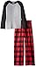 Komar Kids Big Boys' Red Buffalo Check 2pc Sleepwear Set