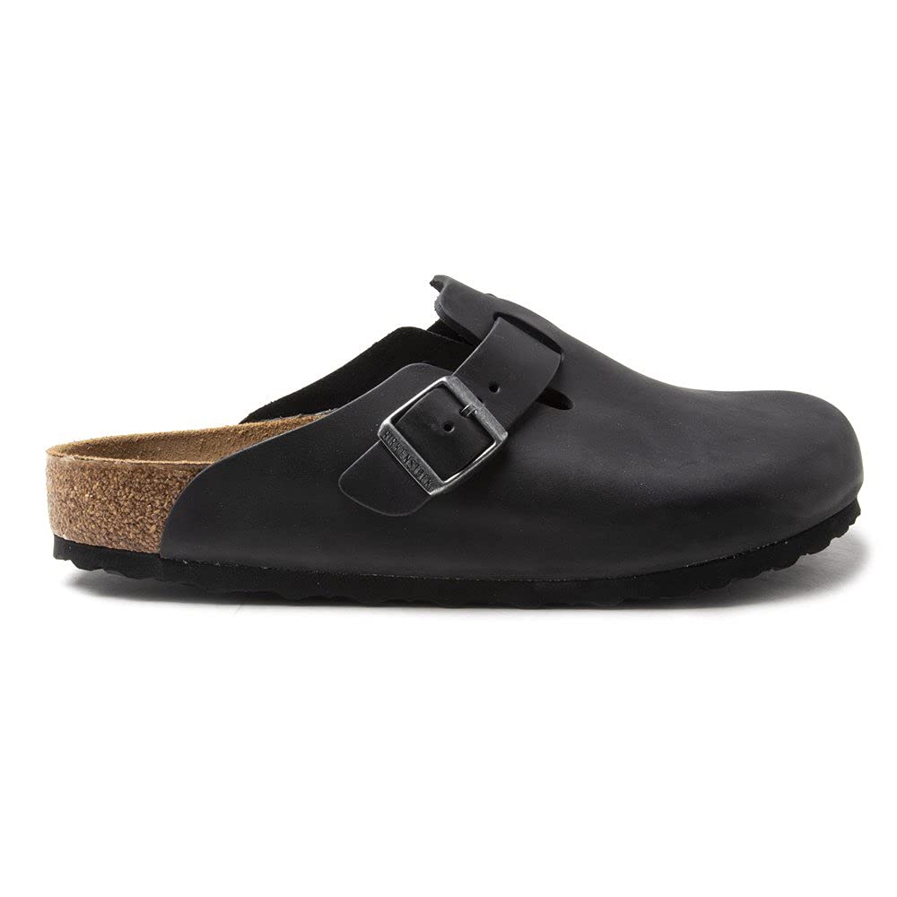 Birkenstock Unisex Boston Black Oiled Leather Clogs 41 R (US Men's 8-8.5 / US Women's 10-10.5) - Review, Price and Buying Guide