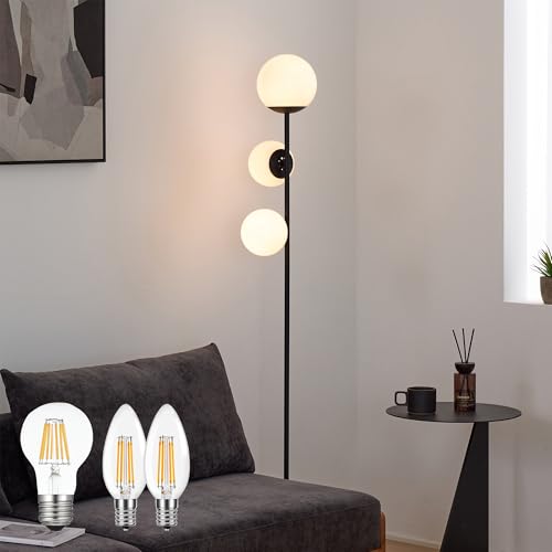 VENTOTA �t���A���C�g �t���A�X�^���h 3�� �Ɩ���� �ԐڏƖ� �Q�� �a�� ���� �L�� ���ԗp ����E26 LED �d�C �k�� ������� ���킢�� ��l��炵 �������F �����R�����d���w���\ modico-f3 (�u���b�N, �t�B�������gLED�d