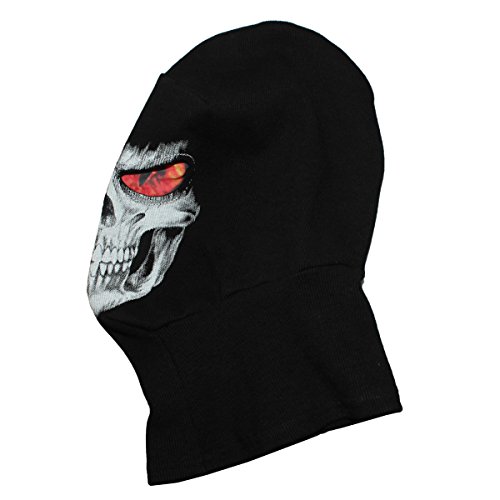 Image of WTACTFUL 3D Scary Skeleton Mask Skull Mask Grim Reaper Mask for Halloween