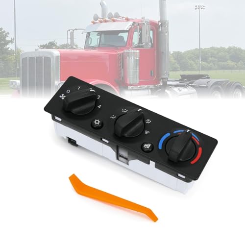 TEWOLISES Q21-6012 HVAC A/C Heater Climate Control Module Panel Switch for Peterbilt 357 2006-2007 for Peterbilt 378/379 2006-2010 for Peterbilt 385/386 2006-2015