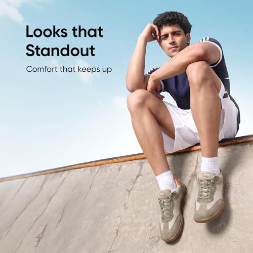 Image of Frido Active Casual Sneakers for Men & Women | Stylish Everyday Sneakers with Breathable Mesh, Lycra-Lined Collar, Cushioned Footbed & Zero-Drop Sole for Travel, Night Outs