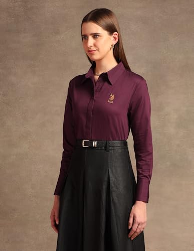 Image of Cotton Sateen Regular fit Shirt