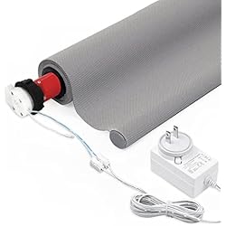 Kit Motorizacion Persianas Rollerhouse Mando a Distancia para Las Ventanas motorizadas Cortinas y persianas Motor Remoto Tubular de 25mm Rojo