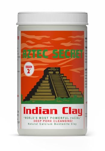 Aztec Secret - Indian Clay 2 lb. (900 grams) - Deep Pore Cleansing Facial & Body Mask - The Original 100% Natural Calcium Bentonite Clay - New Version 2