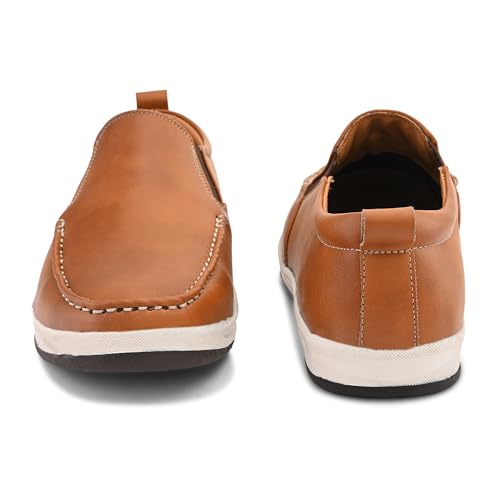Image of Centrino Walking Loafers for Men | Shoes for Man Stylish | Casual Slip-On Lightweight Moccasins | Cushioned Insole | Breathable Comfortable | Hand-Stitched | Mens Loafer Shoes for Daily Office Outings (9495)