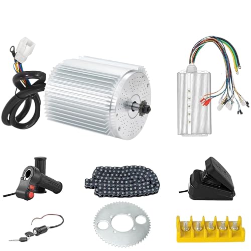 Brushless DC Motor 3000W 72V Electric Motor High Power Brushless