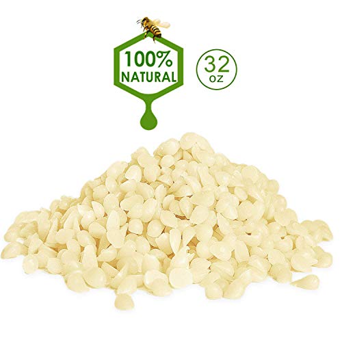 Howemon R1 White Beeswax Pellets 2Lb 100% Pure And Natural Triple Filtered thumb #1
