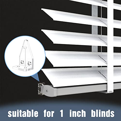 Support de fixation pour store avec installation facile en plastique transparent de Silverdew - 6
