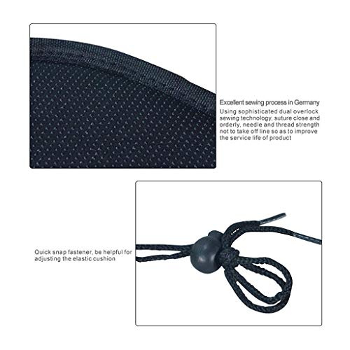 Weite - Conjunto com 2 capas com almofadas de gel para selim, confortável, para homens e mulheres, s