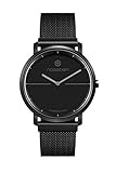 Caractéristiques du produit : boîtier en acier inoxydable de 38 x 13 mm, verre saphir, bracelet Milan S interchangeable de 20 mm, adaptable à votre mu eca 150 240 mm, mouvement rond, aiguilles Mec Nicas Batter à 6 mois, étanche 5 ATM