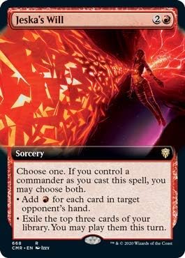 Magic: The Gathering - Jeska's Will - Extended Art - Commander Legends