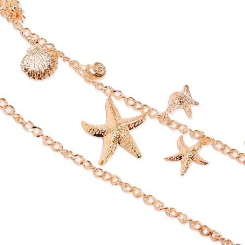 Women Metal Chain Belt for Dresses Jeans Boho Concho Waist Belt Gold or Silver3