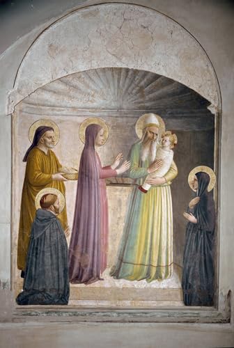 Peinture la Présentation du Christ au Temple Fra Angelico 60x90cm