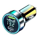 Compatibilité Universelle: Ce chargeur est compatible avec une large gamme de dispositifs mobiles, y compris les smartphones et les laptops qui supportent USB-C et USB. Il s'adapte parfaitement à la prise allume-cigare 12V de votre véhicule.