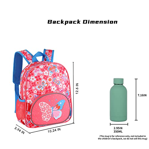 12-Inch Preschool Backpack for Girls, Kids Backpack for Boys & Girls, Perfect for Daycare and Preschool, Age 2-5 Years3