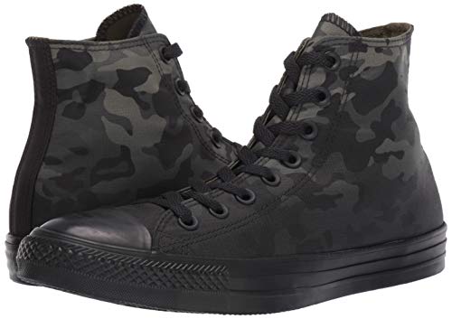 Image of Converse Men's Unisex Chuck Taylor All Star Camo High Top Sneaker, Field Surplus Black, 11 M US