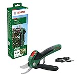 Bosch Sécateur sans fil EasyPrune Bosch (batterie de 3,6 V intégrée ; 450 coupes par charge de batterie ; rechargeable à l’aide d’un câble micro-USB ; livré dans un carton)