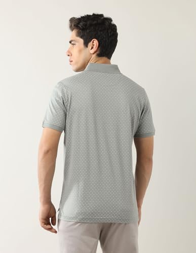 Image of Arrow Men's Geometric Regular Fit Polo Shirt
