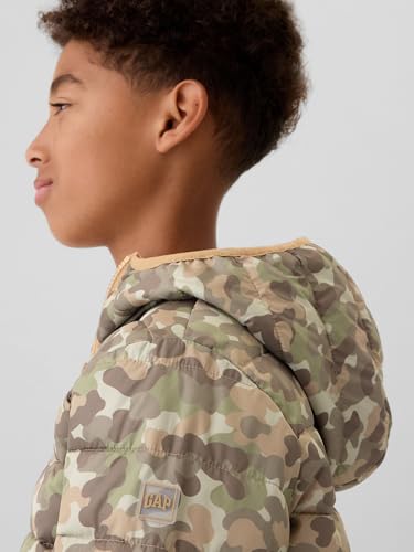 Image of GAP Boys' Logo Lightweight Puffer Jacket