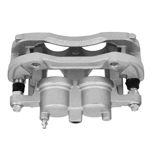 Image of Detroit Axle - Front 2pc Brake Calipers for 2006-2011 Buick Lucerne | 2006-2013 Chevrolet Impala, 2006-2007 Monte Carlo, 2 Disc Brake Calipers w /Bracket Replacement
