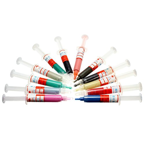 Preisvergleich Produktbild CHENGYIDA 12 x 5 Gramm Spritzen Diamantmischung Polierpaste