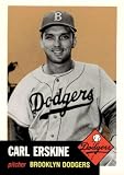 1991 Topps Archives 1953 Baseball #308 Carl Erskine Brooklyn Dodgers Official MLB Trading Card (Stock Photo Shown, Near Mint or Better)