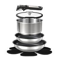 Amazon.co.jp: CAROTE カローテ フライパン セット 15点 ステンレス IH