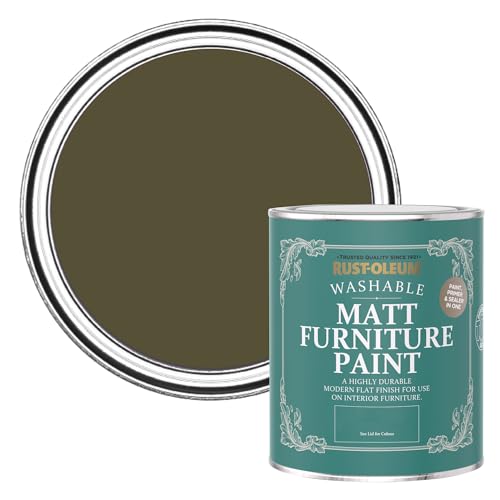Rust-Oleum Furniture Paint in Matt Finish - Greencroft 750ml