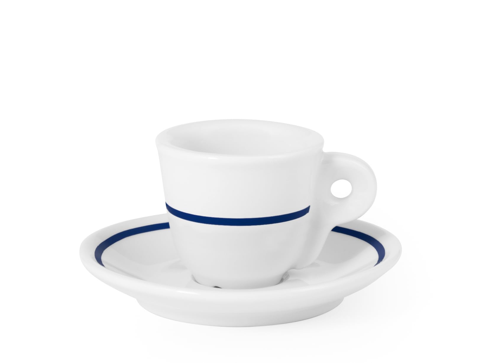 Royal Norfolk 7077900 Set of 6 White Porcelain Coffee Cups with Saucer cc65