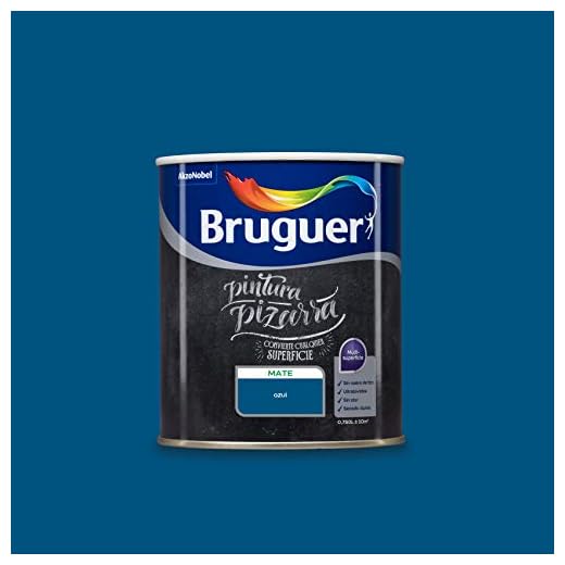 Bruguer Pintura Pizarra Multisuperficie Azul, 750 ml (Paquete de 1)